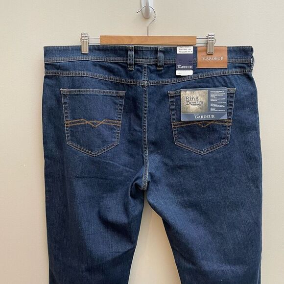 Atelier Gardeur Nigel Jeans Mens Size 42x34 Blue Regular Fit Ring Denim New - Picture 6 of 15